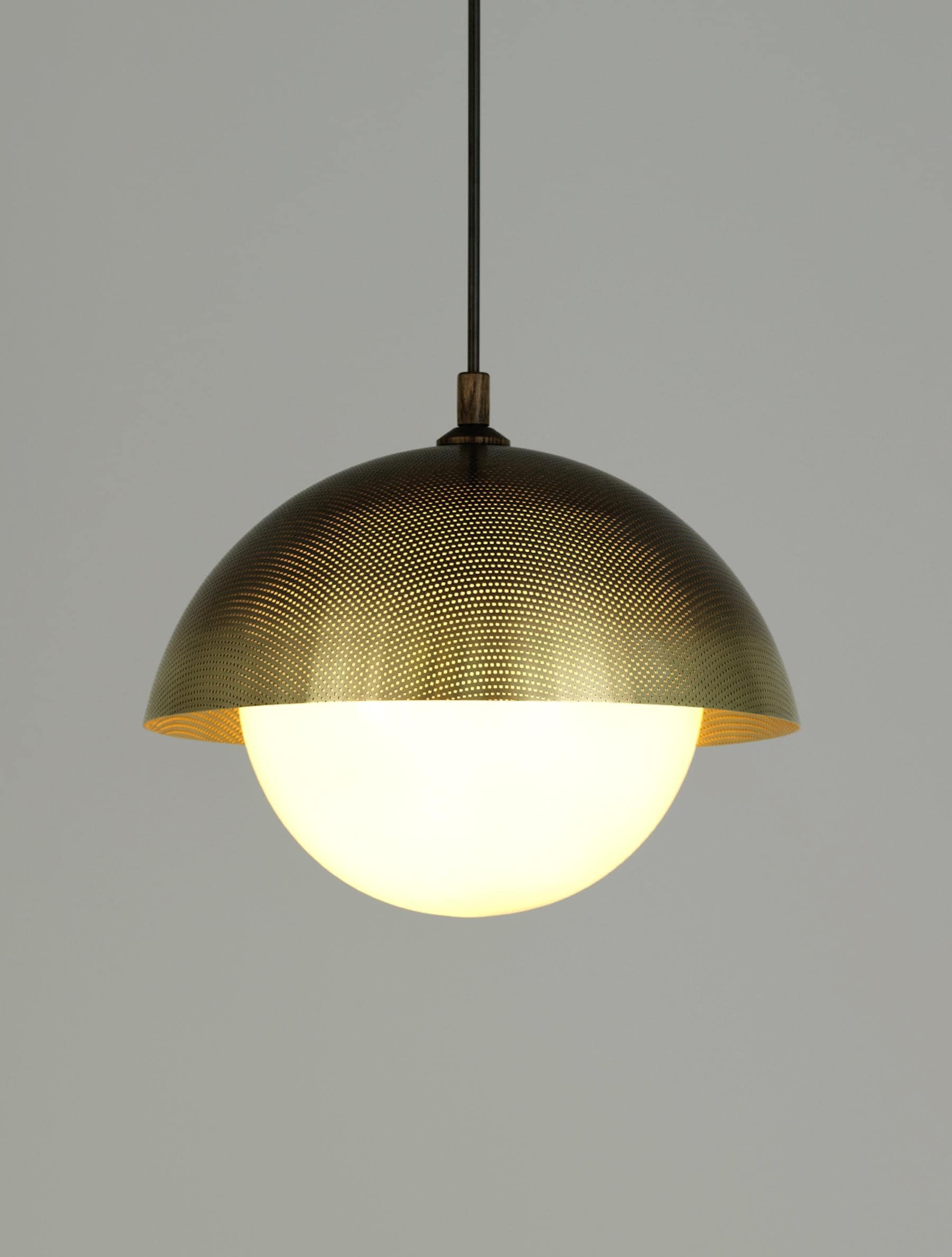 14+ Glass Dome Pendant Light